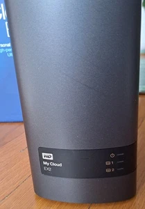 WD My Cloud EX2 -- 2-Bay NAS Storage 4TB with 2x 2TB WD Red drives. - Picture 1 of 14