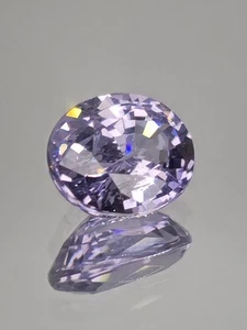 Spinel Untreated Burma Rare Lavender Hand Faceted Oval Cut Clean Natural 1 Carat - Picture 1 of 7