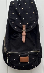 Victorias Secret “Pink” Studded Bling Crystal Black Back Pack Full Size #159 - Picture 1 of 15
