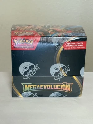 SPANISH Pokemon TCG: Mega Evolution Booster Box (36 Booster Packs) - Image 1 of 4