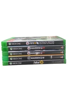 xbox one game lot 5 Games FIFA 15 Madden 16 17 19 Fallout 76 - Picture 1 of 1