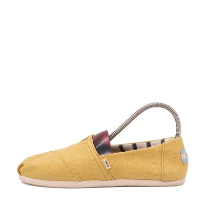 TOMS Damen klassik-espadrille espadrille gelb leinen classic slipper EU 37 - Bild 1 von 4