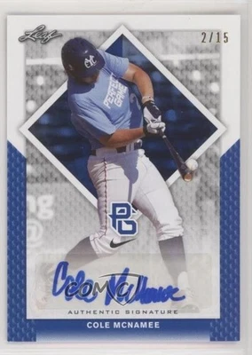 2016 Leaf Perfect Game National Showcase Blue /15 Cole McNamee #BA-269 Auto - Image 1 of 2