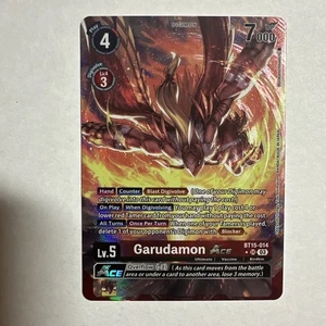Digimon CCG Garudamon Ace BT15-014 Foil - Picture 1 of 10