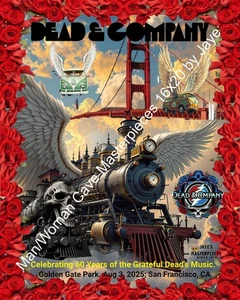 Dead and Company 16x20 Poster 2025 60th Anniversary by Jaye Metcalfe - Bild 1 von 5