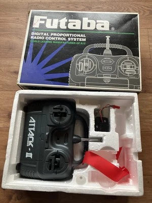 Futaba Radio Attack 2 FP-2CR 2 Channel Transmitter Remote Control 27.045MHz - Image 1 of 4
