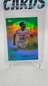 2025-26 TOPPS TEAM SET MICHAEL OLISE GREEN SOCCER FC BAYERN MÜNCHEN /99 - Picture 1 of 2