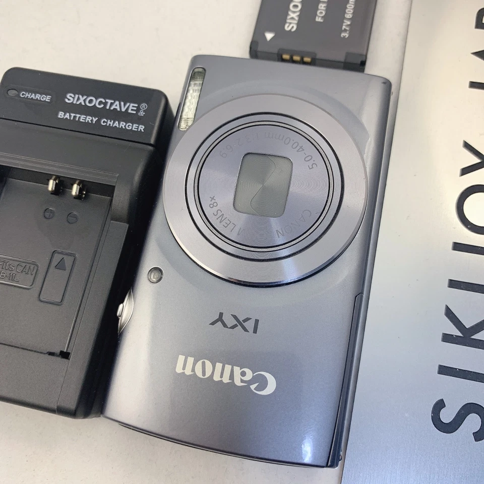 Canon IXY 150 Silver PowerShot ELPH 160 IXUS 160 20MP 8x Digital came FAST SHIP! - Image 1 of 4