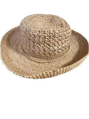 Sombrero de paja tejido The Scala Collection talla única Foto 1 de 4