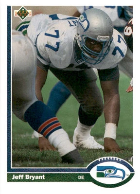 1991 Upper Deck Jeff Bryant #338b Seattle Seahawks - Image 1 of 2