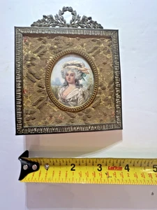 Miniatura - Pintada a mano firmada Chester Dennery - ¿María Antonieta? - ¡Excelente! - Imagen 1 de 8