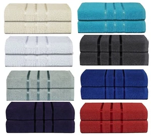 ¡OFERTA! 2 Piezas GRANDES Baño Baño Baño GRANDES Sábana Suave Algodón Egipcio 500GSM - Imagen 1 de 14