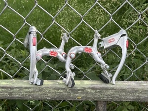 Altenburger Synchron Brake Caliper Lever Set Dual Pivot Sidepull Vintage 70s GB - Picture 1 of 10