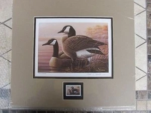 SD14  South Dakota  State Duck Print  Double Matted w/stamp,folio  #SD14FM22 DSS - Picture 1 of 2