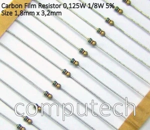 25 pezzi 820 KOhm, 1/8W 5% Resistenze a strato di carbone 820KOhm 0,125W - Bild 1 von 1
