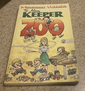 1995 “To Mom Keeper Of The Zoo” Paperback Signed/Inscribed By Maureen Wright - Picture 1 of 5