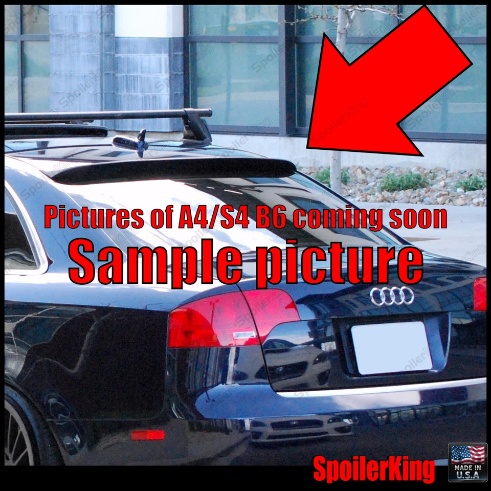 SpoilerKing #380R alerón techo ventana trasera (se adapta a: Audi A4 / S4 B6 2002-2004) Foto 1 de 4