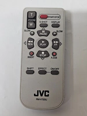 JVC Remote Control RM-V720U for GRD270US GRD271US GRD275US GRD290US GRD295US - Image 1 of 4