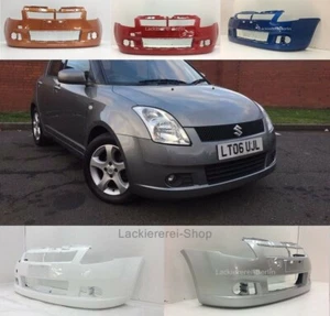 STOßSTANGE VORNE LACKIERT IN WUNSCHFARBE NEU für Suzuki Swift III 2005-2007  - Bild 1 von 12