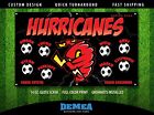 Hurricanes - Bannière d'équipe de football - (3 pieds x5 pieds) nom de votre équipe et design personnalisé