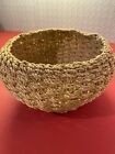 BOWL-SHAPED TIGHTLY WOVEN BASKET