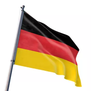 3x5 Bandera de Alemania Bandera País Alemán Alemania Banderín Nuevo Interior Exterior - Imagen 1 de 2