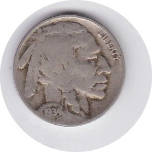 1934-D Buffalo Nickel en muy buen estado+ - Imagen 1 de 2