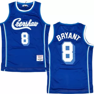Camiseta deportiva de baloncesto Kobe Bryant #8 X Nipsey Hustle Crenshaw Headgear Classics - Imagen 1 de 13
