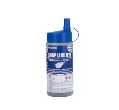 Tajima PLC3-DB300 Snap Line Dye, Permanent Marking Chalk, Dark Blue, 10.5 oz.
