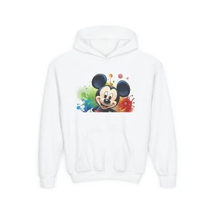 Youth Mickey Mouse Color Splash Hoodie, Disney Sweatshirt, Kid's Hoodie, [...] - Picture 1 of 3
