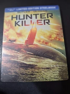 Hunter Killer Limited Edition Steelbook Blu-ray + DVD + Digital Brand New Sealed - Picture 1 of 2