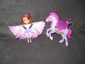 2012 DISNEY DOLL WITH WINGS & HORSE TOY - Picture 1 of 1