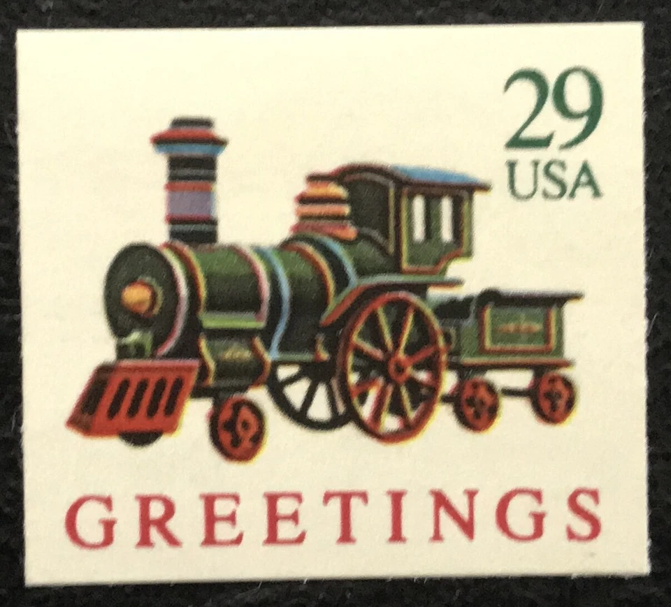 1992 Scott #2719,  29¢, LOCOMOTIVE - Booklet Single - Mint NH - - Image 1 of 1
