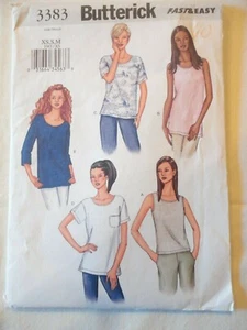 Modello da cucire vintage 2002 vestibilità ampia pull over top taglia XS-S-M - Foto 1 di 2