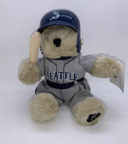 Seattle Mariners MLB  Plush  Blue Hat 2004  Bear w/Tags 1st Ed 2nd series Cover