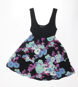 NEXT WomensFloral Polyester Blend Fit & Flare Size 8 - Picture 1 of 10
