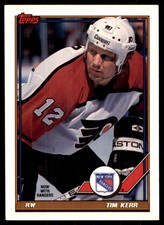 1991-92 Topps Tim Kerr New York Rangers #164