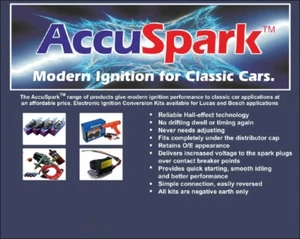 AccuSpark 8mm Silicon HT Lead Set, VW Air-cooled 90 degree distributor ends Blue - Picture 1 of 1