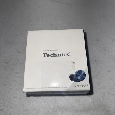 Technics Headphones EAH-AZ60M2EA, True Wireless, Hybrid Noise Canceling, Blue - Image 1 of 4