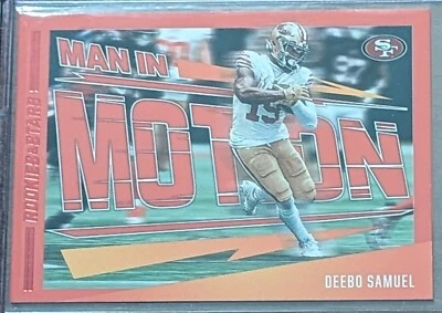 DEEBO SAMUEL 2023 Panini Rookies & Stars Man In Motion Red Longevity #MM-7 - Image 1 of 2