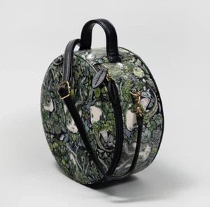 Bolso de tocador Yuko Higuchi Φ20 cm/Φ7,9 pulgadas negro Boris Zakkaten NUEVO - Imagen 1 de 5