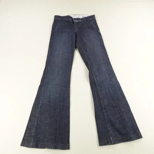 Vintage Juicy Couture Jeans Womens 29 Blue Denim Low Rise Flared Bell Bottom Y2K - Picture 1 of 20
