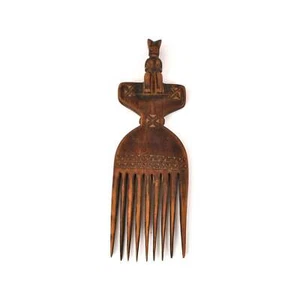 Nyamwezi Mwana Hiti Figural Comb Tanzania - Picture 1 of 8