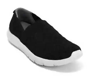 Zapatillas sin cordones Revitalign ortopédicas de punto elástico - Wayfarer - negras - talla 7 - NUEVAS - A693947 - Imagen 1 de 3
