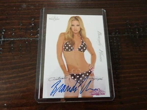 2005 BENCHWARMER SIGNATURE SERIES SILVER AUTOGRAPH #09 BRANDY FLORES - Bild 1 von 2