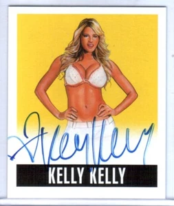 Kelly Kelly A-KK1 YELLOW 2014 Leaf Originals Wrestling On Card Autograph SN15/25 - Picture 1 of 1