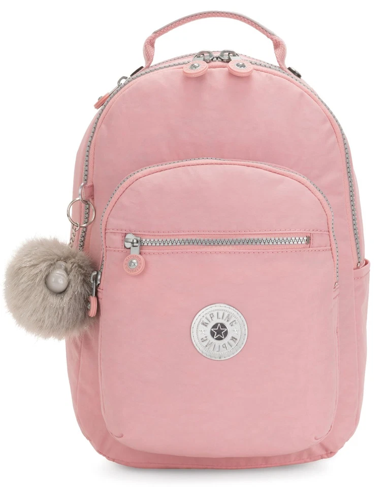 kipling Back To School Seoul Backpack S Rucksack Tasche Bridal Rose Rosa - Bild 1 von 4