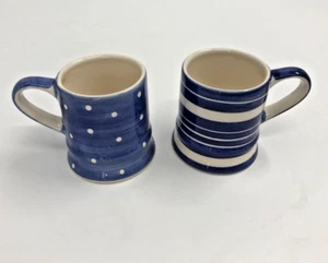 2 x Tea Clipper WHITTARD OF CHELSEA Hand Painted Coffee Espresso Cups Mugs - Picture 1 of 10