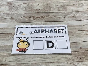 Lady Bug - Themed Learning Centers - Laminated -Alphabet Before & After - Picture 1 of 3