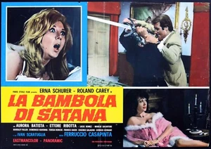 LA BAMBOLA DI SATANA The Doll Of Satan RARA FOTOBUSTA ORIGINALE HORROR POSTER 2 - Foto 1 di 1
